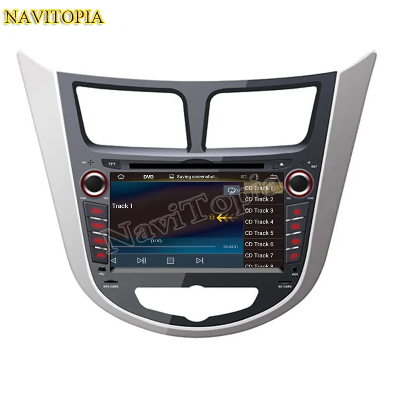 Clearance Octa Core 4G+64G Android 9.0 Car DVD Multimedia Player for Hyundai Accent Blue 2011- for Accent WIT Hatchback 2011 2012 2013- 9