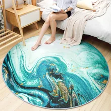 Качественный большой Размеры круглый Домашний уголок ковры для спальни Декор в гостиную мягкий ковер Диванный кофейный столик нескользящие носки-тапочки для новорожденных коврик, ковер