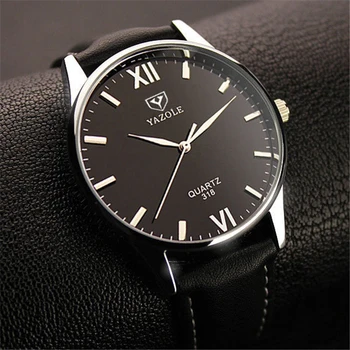 

2019 New Mens Watches Top Brand Luxury YAZOLE Watches Male Fashion Business Quartz Watch Silver Casual Watches Relogio Masculino