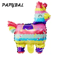 10 шт. мини pinata Овцы фольги воздушный шар мультфильм животные воздушные шары для детей Baby Shower День рождения украшения, детские игрушки