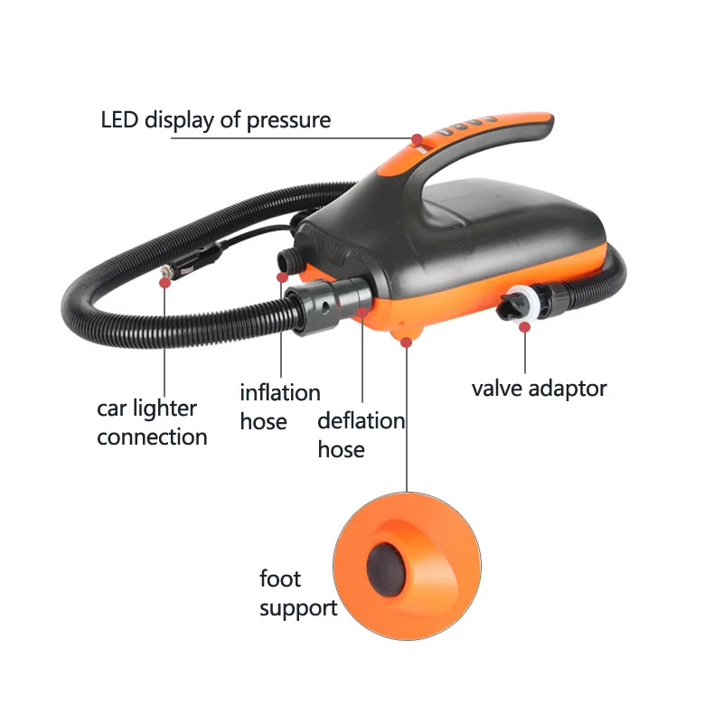Высокое давление ручной насос для надувания sup board 15 psi надувной стоячий весло доска серфинг с веслом доска лодка каяк лодки плот быстрый