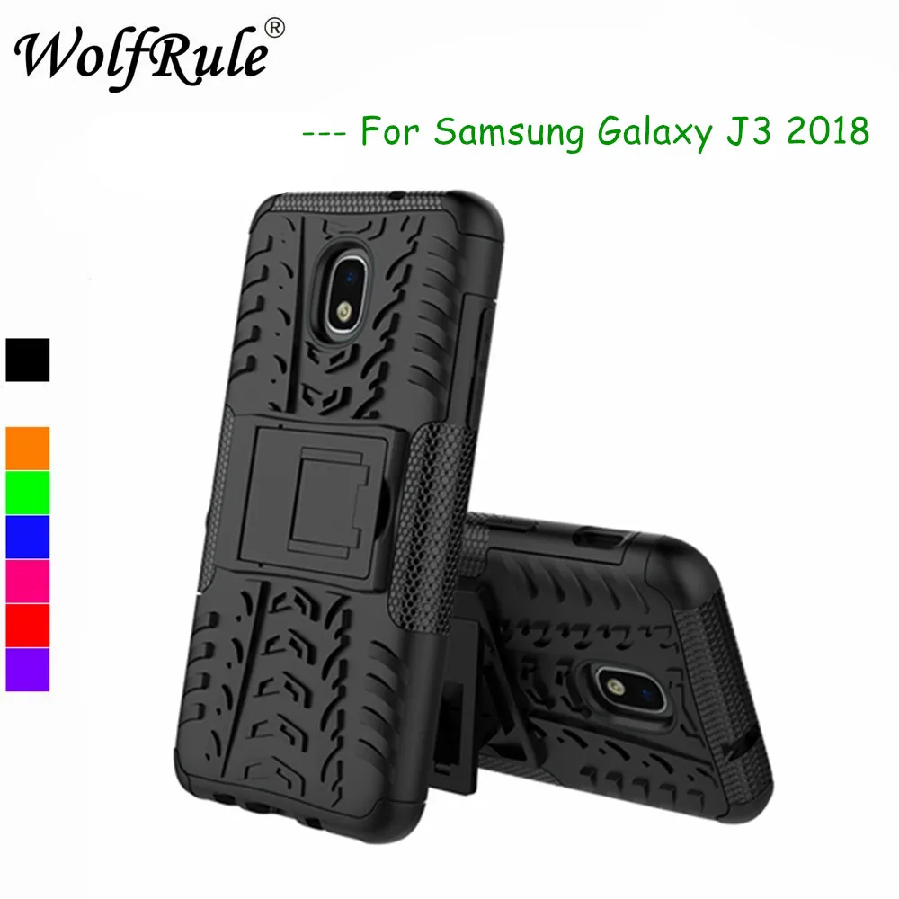 Чехол для Samsung Galaxy J3 2018 двухслойный защитный чехол чехлы телефонов J337|Бамперы| |