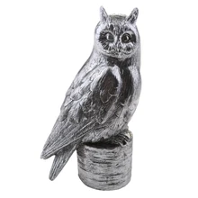 Смола ремесло статуя Совы Птицы фигурки домашнего офиса украшения скульптуры творческие подарки садовые статуэтки для любителей птиц совы