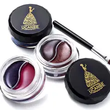 Горячая новинка года подводка для глаз крем 2*2 г длинная одежда гель подводка для глаз Duo легко носить быстро сухой натуральный прочный 3 цвета дополнительно