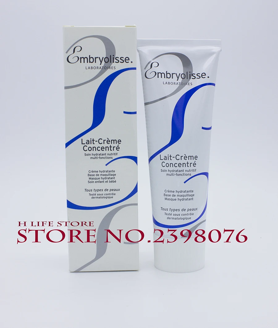 100% Оригинальные Embryolisse lait-creme concentre (24-часовой чудо крем) 75 мл увлажняющие Макияж
