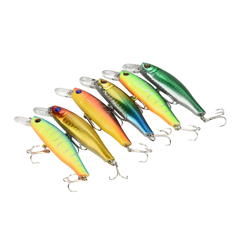 Great Discount!Retail fishing lures,assorted colors quality Minnow ,Tungsten ball 2018 model crank bait #4MY08 (6)
