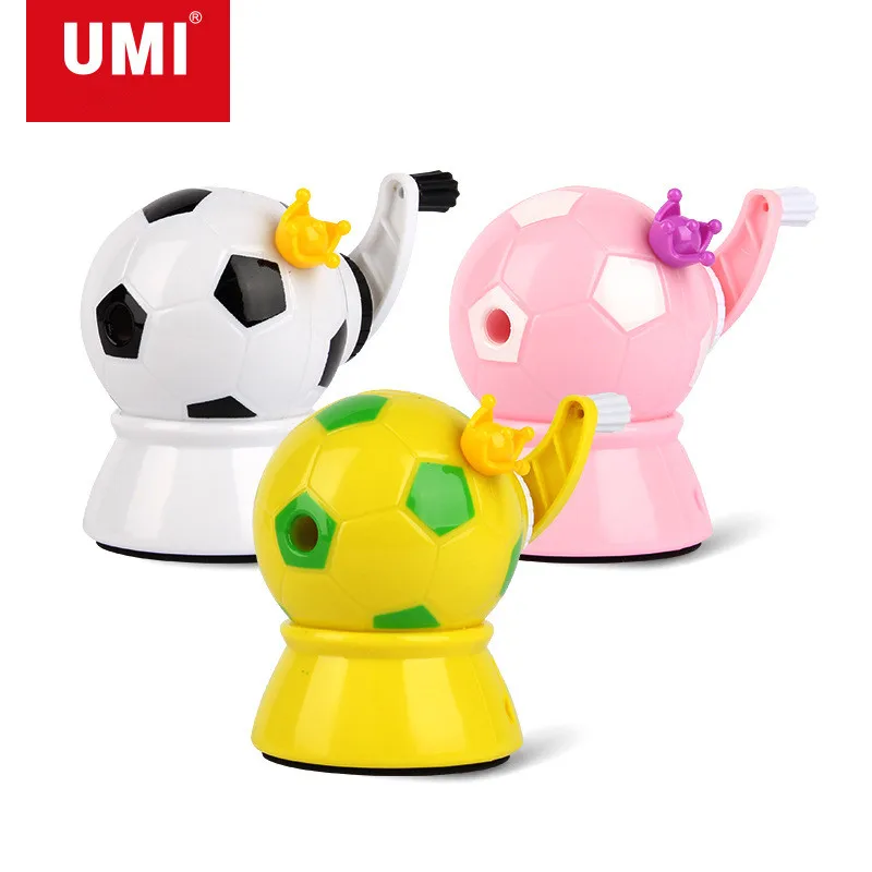 

Umi Manual Pencil Sharpener World Cup Soccer Shape Hand Crank Mechanical Sharpener Accessory Stationery office School Supply