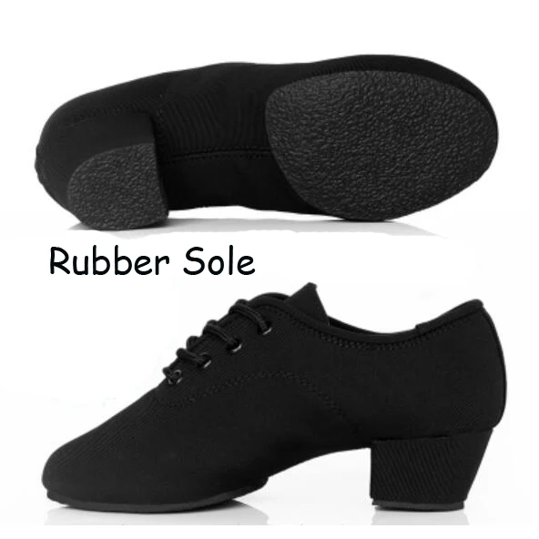 Мужская обувь для латинских бальных танцев, профессиональная черная парусиновая обувь для латинских танцев, сальсы, обувь для танго, бальных танцев на низком каблуке