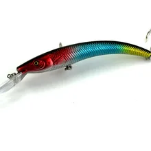 Осьминог минноу рыболовную приманку 15.5 см 16.3 г 2# крюк жесткого пластика рыболовные приманки колебание иска де pesca кривошипно бас воблеры блесна рыбалка рыболовные снасти