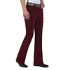 Free Shipping Autumn Men's commercial casual pants corduroy Flares trousers male elastic bell-bottom trousers ► Photo 3/6