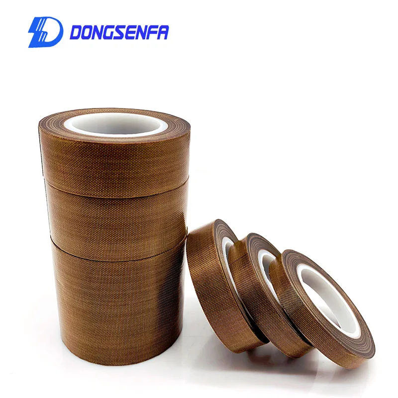 

DONGSENFA Teflon resistant high temperature adhesive cloth insulation 300 degree vacuum sealing machine 10 meter*0.13mm