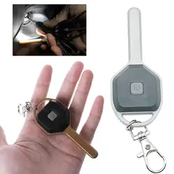 1 шт. маленький размер ABS светодиодный фонарик Свет Мини, в форме ключа брелок кольцо фонарик для ключей факел аварийный ночной Светильник