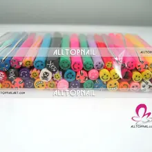 DHL-5 мм ногтей тростника 2500 шт. смешивания Стиль Полимерная глина ногтей Фруктовый Тростника