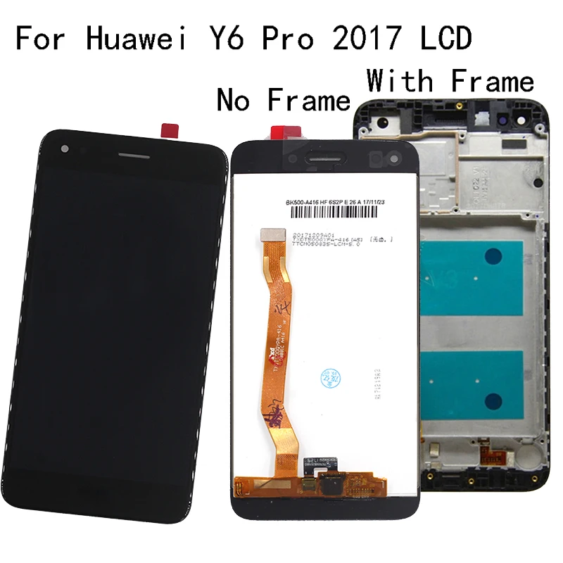 Оригинальный ЖК-дисплей для Huawei Y6 Pro 2017 сенсорный экран дигитайзер сборки SLA-L02