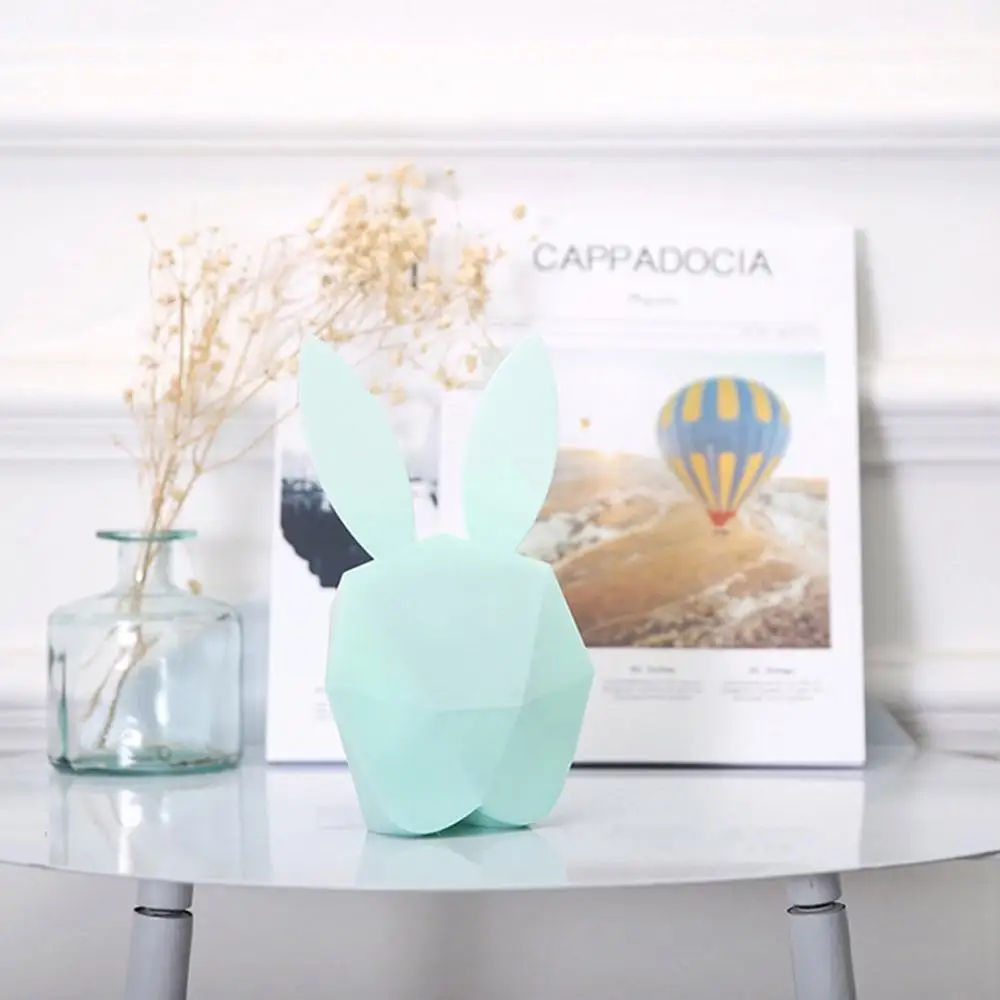 

Rabbit Intelligent Alarm Clock Voice Switch Luminous Time Digital Display Light Sensor Light Night Feeding Lamp