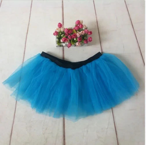 3Layers Adult Women Tutu Tulle Skirt Petticoat Dance Halloween Party Fancy - Цвет: as picture