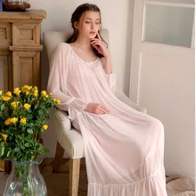 Халат платье комплекты Двойка пижамы Винтаж кимоно; Сексуальное белье покрытие халат сезон: весна–лето кружева сетки ночная сорочка Для женщин