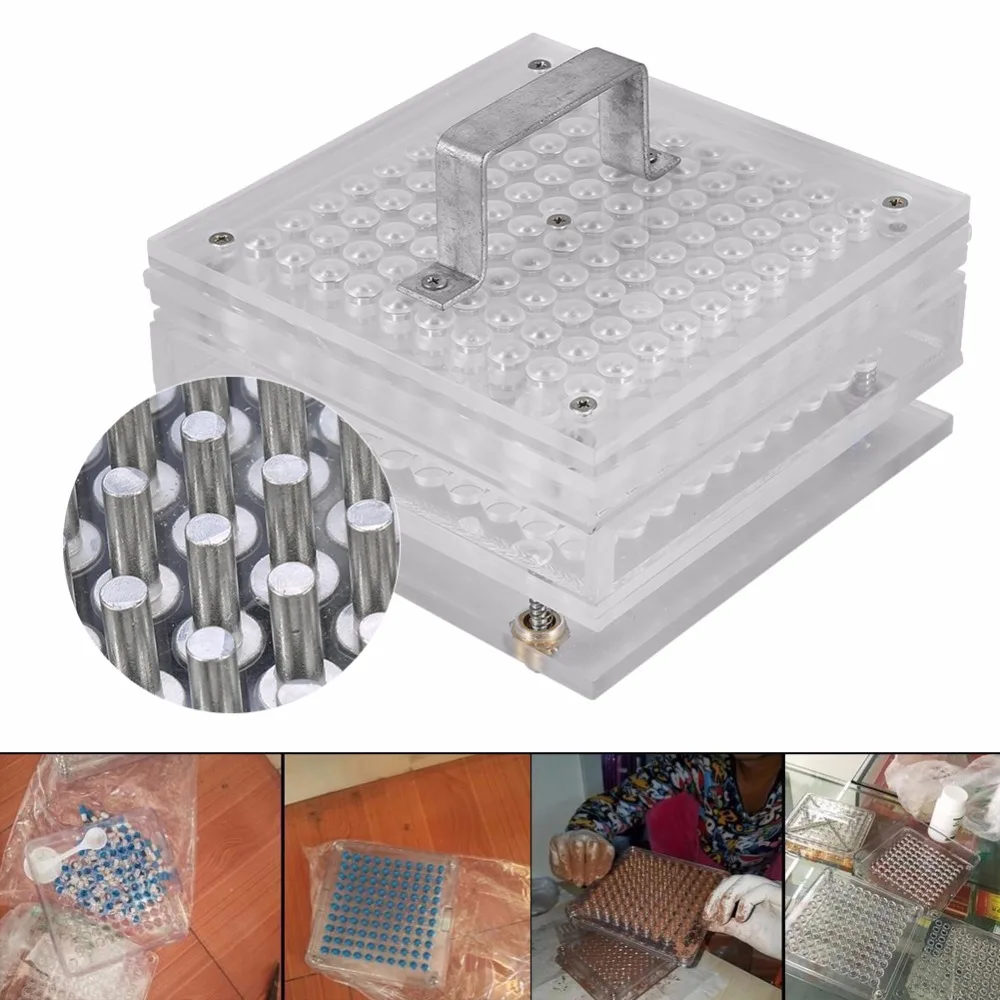 

capsule filler machine Capsule filling Device Practical Pro 100 Holes Capsule Filler Size 0 Capsule Manual Machine Flate