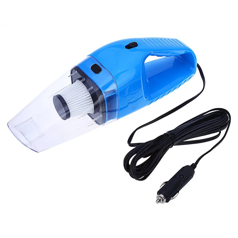 120 Вт портативный автомобильный пылесос влажный и сухой двойной использовать автомобильный прикуриватель Hepa фильтр 12 В - Цвет: Синий