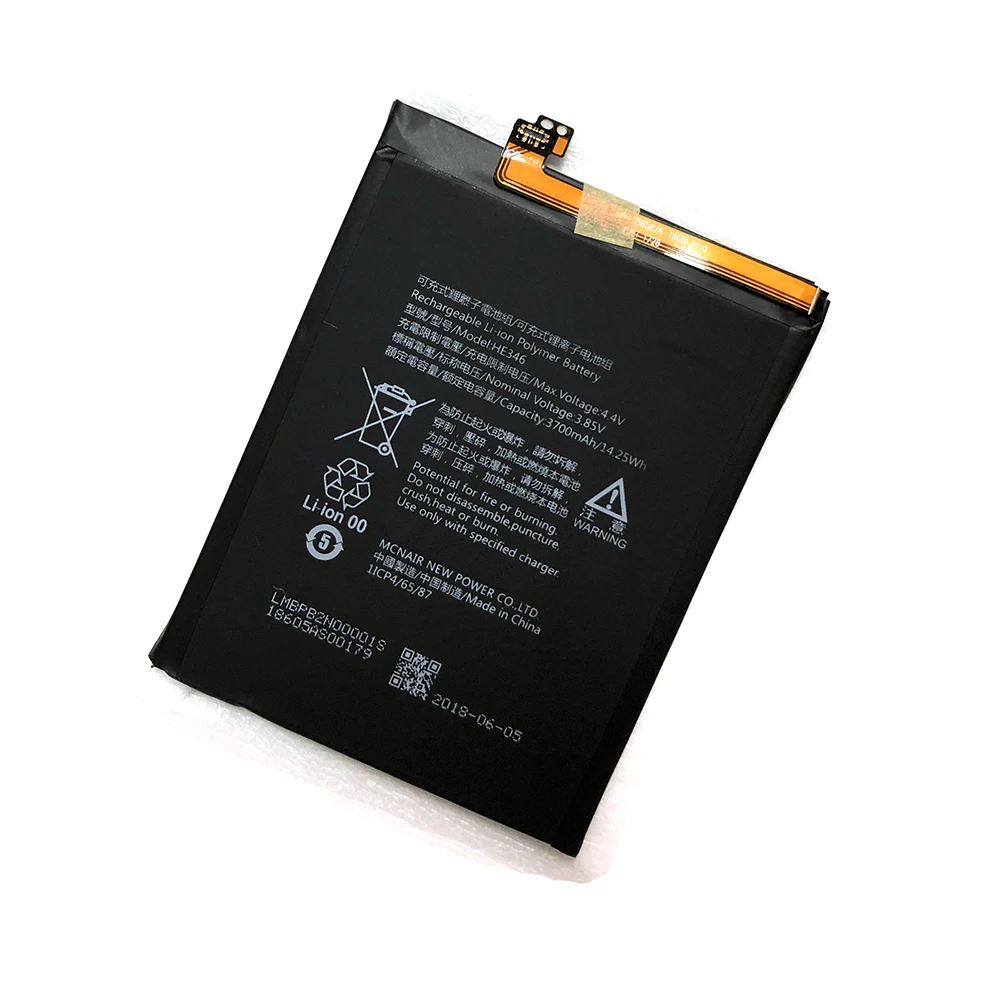 

NEW Good Quality AAA HE346 3700mAh Phone Battery For Nokia 7 Plus Battery Real Capacity Replacement