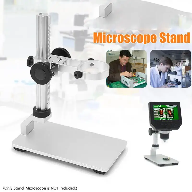 

Aluminium Alloy Stand Bracket Holder Microscope Bracket Portable USB Digital Electronic Table Microscopes For G600