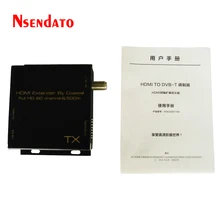 HDMI TO DVB-T Modulator Convert HDMI Extender signal to HD digital DVB-T TV Receiver Support RF Output