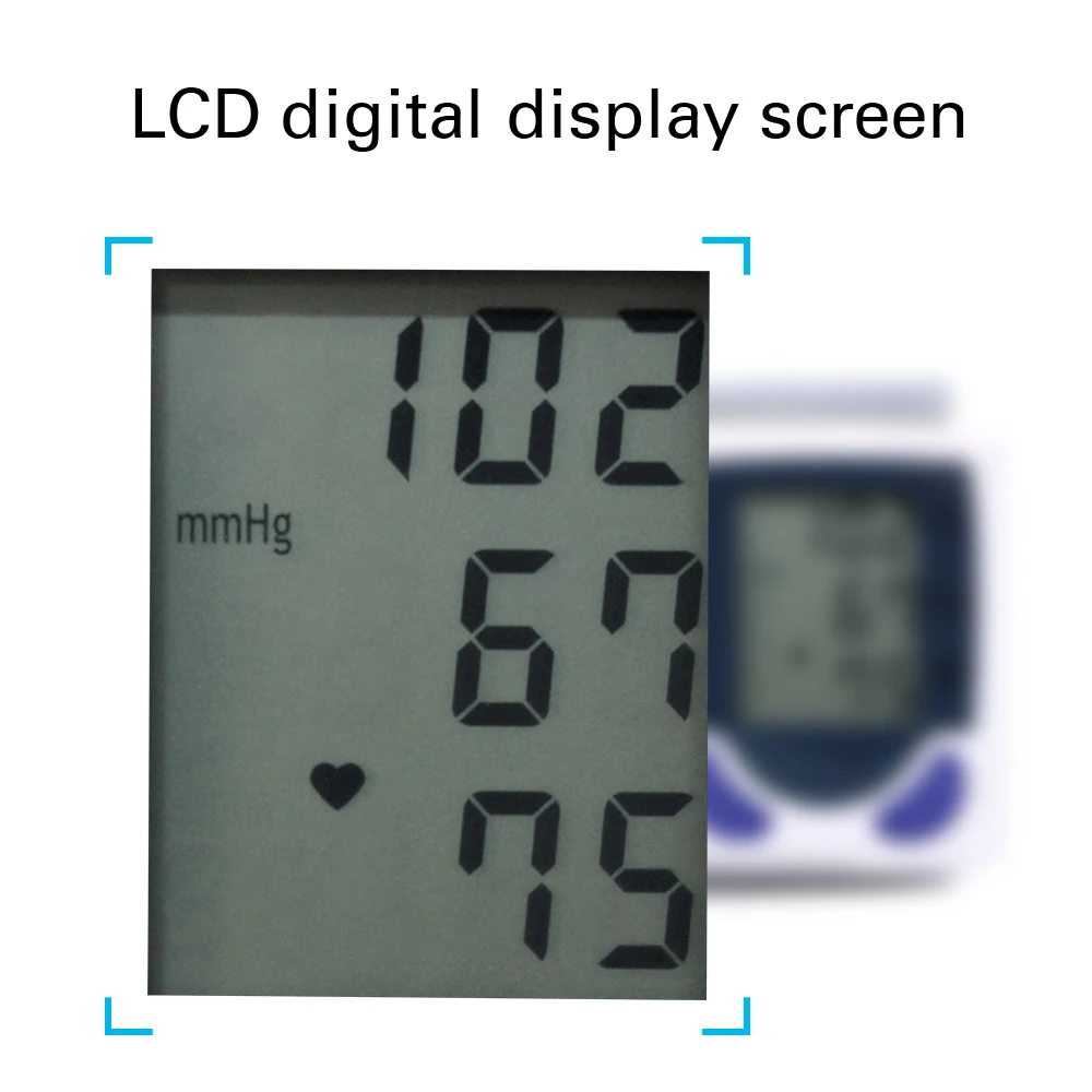 OLIECO электронный запястье кровяное давление монитор цифровой ЖК-дисплей верхний домашний здоровье измерение Automati уход и послепродажное обслуживание
