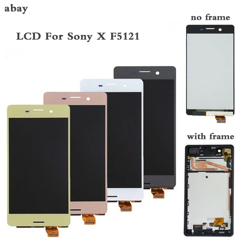Goede 5 voor Sony Xperia X F5121 Lcd scherm Met Touch Screen Frame Assembly Vervanging Voor Sony Xperia X LCD f5121 F5122 F8131