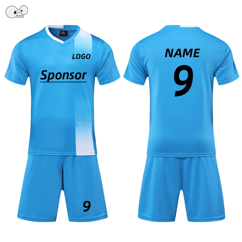 

3XS-4XL Customize Adult Kids Blank Soccer Uniforms Football Jerseys Futsal Tracksuit Kits Men Women Team Training Set Sport Suit