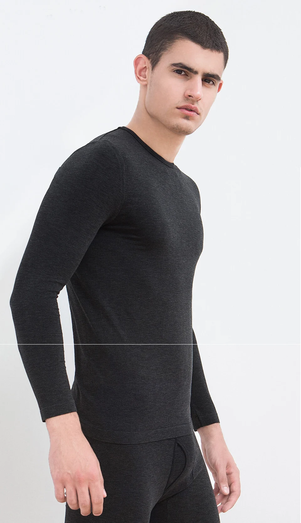 Original xiaomi mijia COTTONSMITH velvet seamless warm suit winter base coat autumn warm clothes (6)