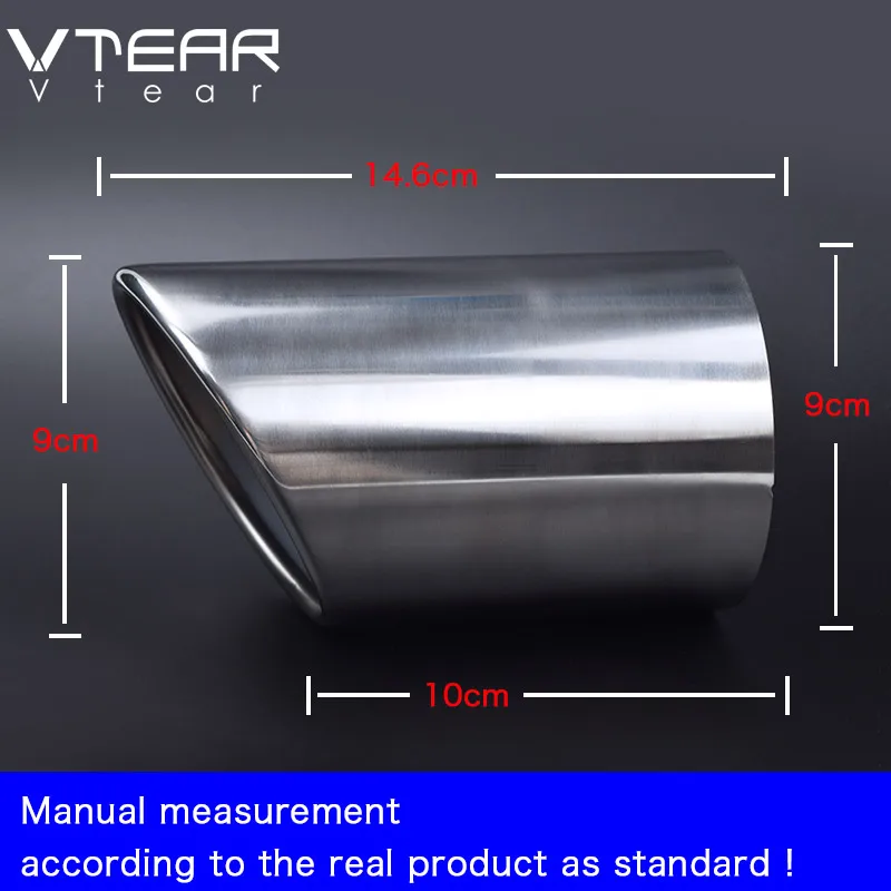 Vtera For Mazda CX-5 CX5 accessories Stainless steel car exhaust pipe muffler Tail throat Exterior Refit products