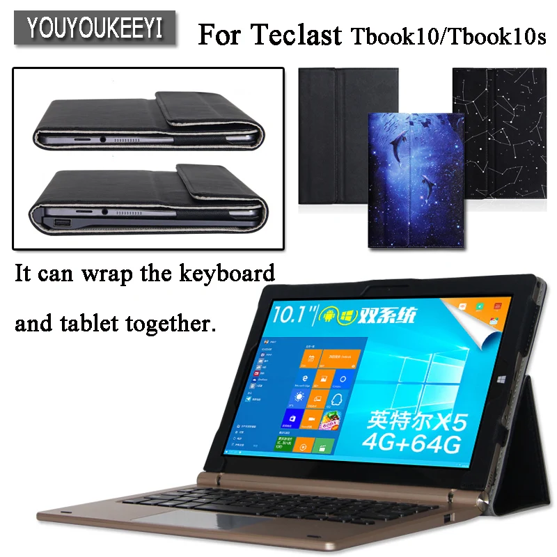 Original Business Folio stand cover case For Teclast Tbook10 Tbook10S 10.1 inch Tablet Protect keyb