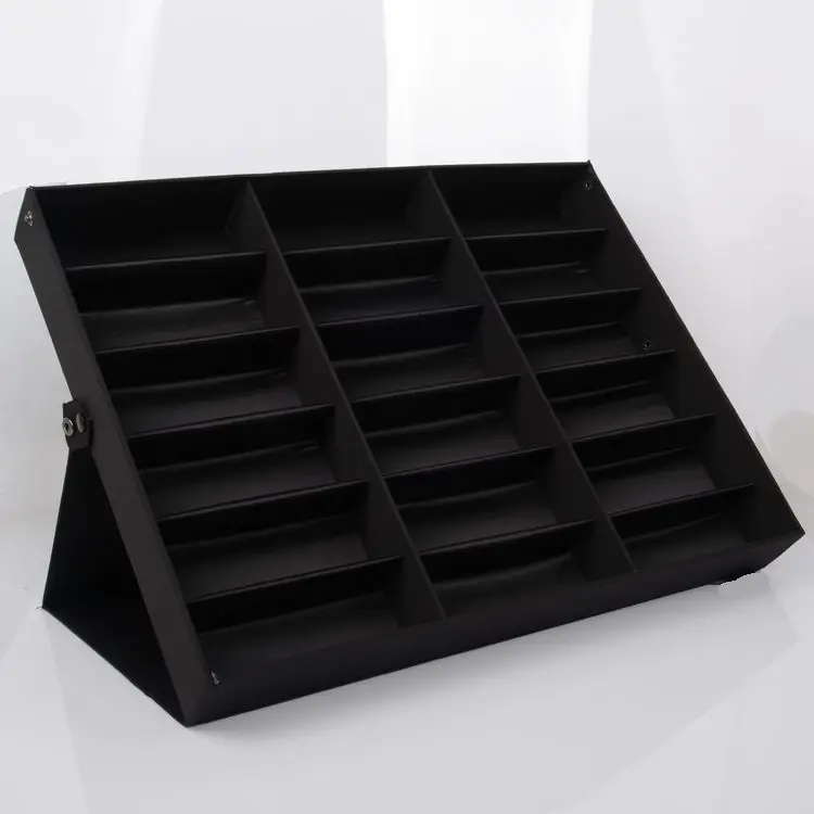 Portable Box Travel Sunglasses Glasses Display 18 Grid Eyewear Storage