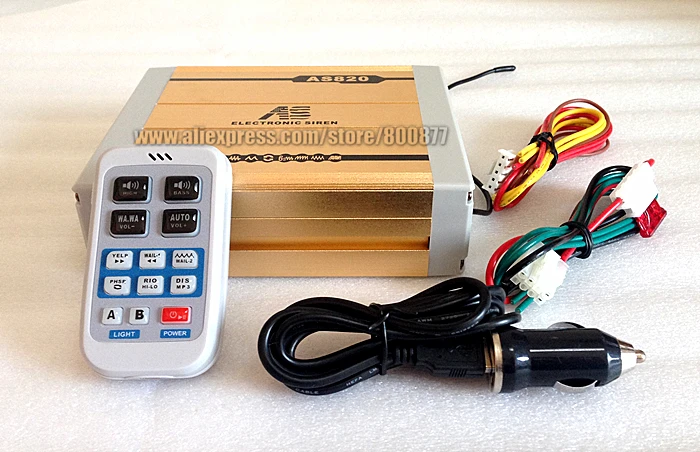 controlador de microfone sem fio sirene 1pc 200 w alto falante 03