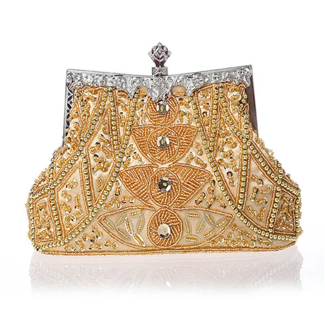 2016 New Vintage Women Evening Bags Beaded Wedding Handbags Clutch 2016 New Vintage Women Evening Bags Beaded Wedding Handbags Clutch Purse Bag For Day Clutches