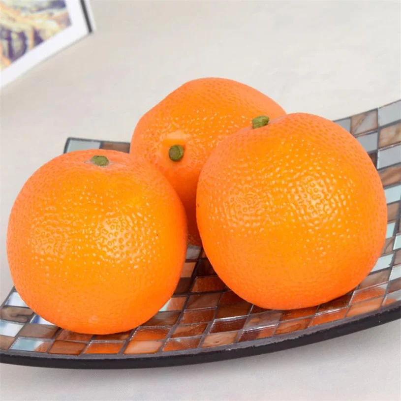 3 шт. оранжевый игрушка Рынок Высокая моделирования Пластик Домашний Декор садовый домик Кухня фрукты сентябрь 119