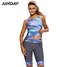 Брендовый комплект Танкини с подкладкой, 2 шт., купальники, женские купальники с брюки длиной до колен, спортивные костюмы, пляжный купальный костюм размера плюс 5XL