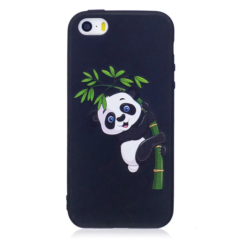 Coque красочный узор Рельеф крышка для iPhone 5 S SE 5SE задняя Apple IPhone 5S чехол телефона fundas