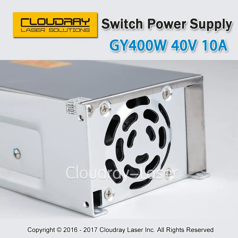 Cloudray Guanyang переключатель Питание 40V 10A 400W для 57 Драйвер шагового двигателя ЧПУ станок для лазерной резки и лазерной гравировки машина GY400W-40-A