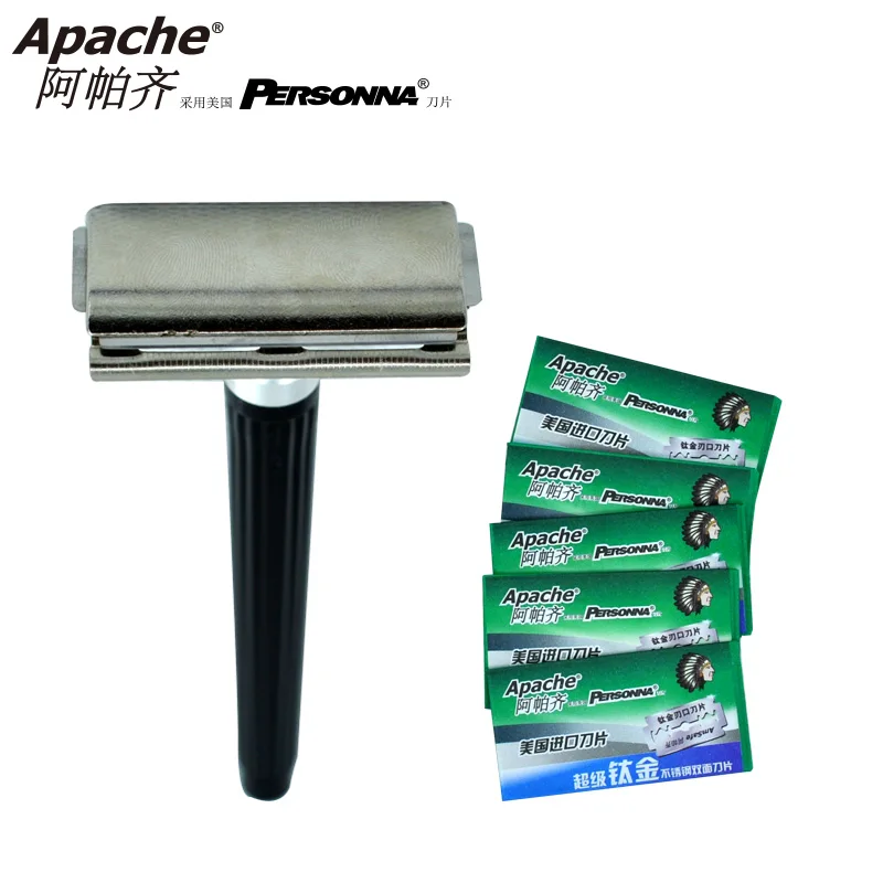 Apache Safety Razor Double Edge Safety Razor Solingen Blades For
