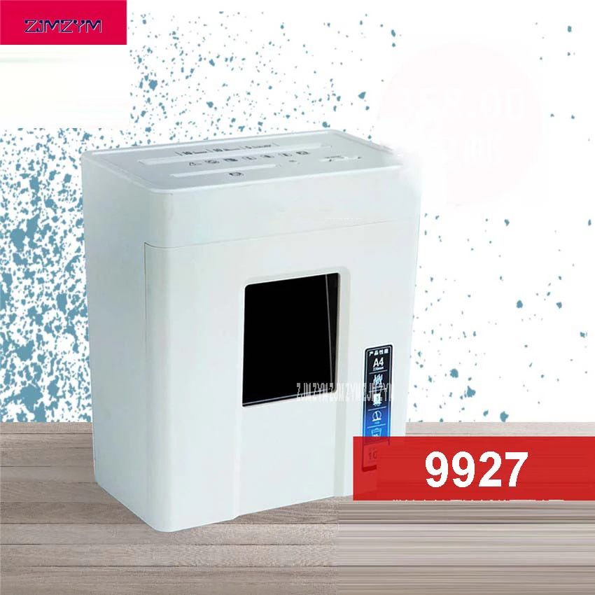 2017 جديد نوع 9927 التقطيع الكهربائية 10L حجم 220 V/50Hz الطاقة التوقف التلقائي التقطيع ورقة التقطيع CD بطاقات 220 مللي متر عرض