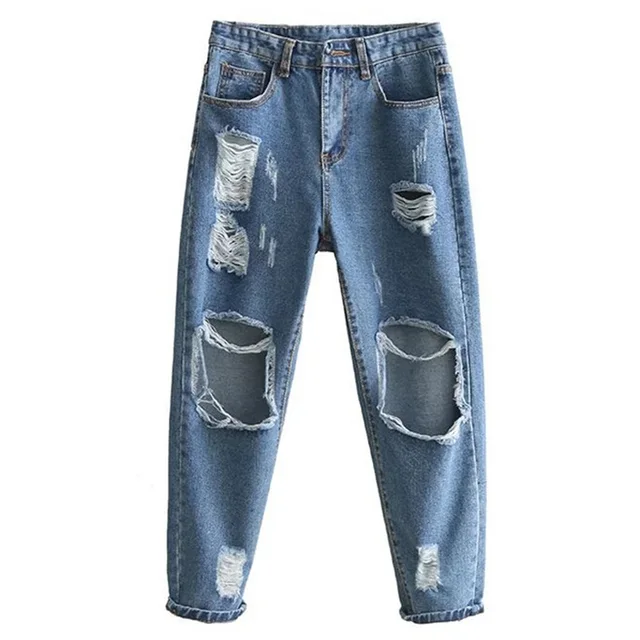Marke Denim Boyfriend Ripped Jeans Kühlen New Große Löcher Frauen bfv7gy6Y
