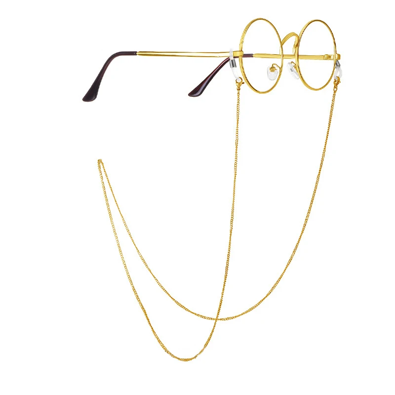 Цвета: золотистый, серебристый черная цепочка цепочки для очков для чтения очки шнур ремешок для солнцезащитных очков держатель шеи группа