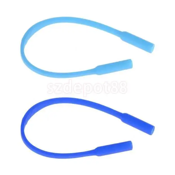 2 Pieces Silicone Kids Eyewear Cord Glasses Eyeglasses Sunglasses Holder Strap Retainer Rope
