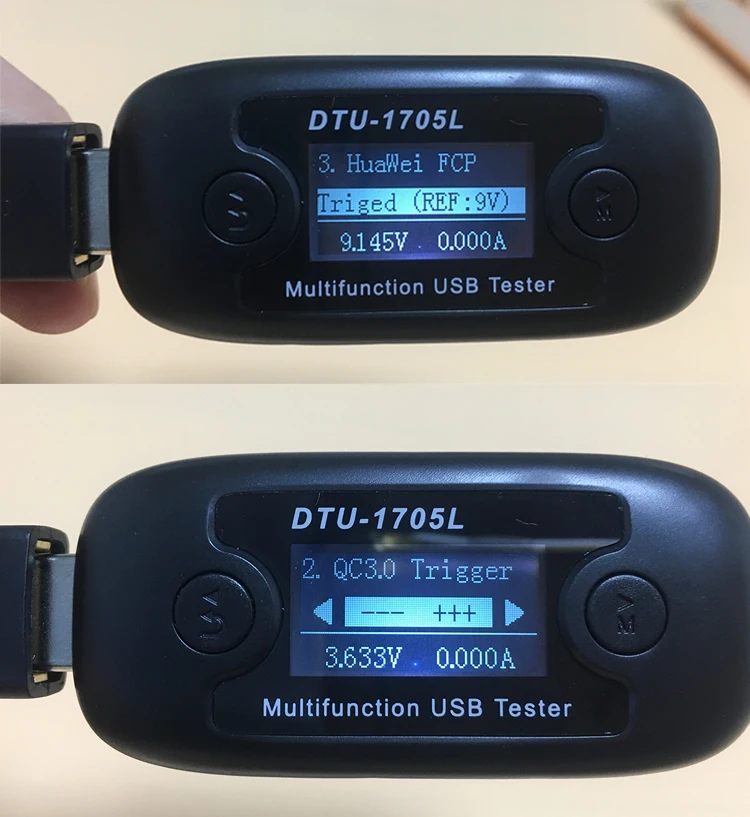 USB тестер для быстрой зарядки, измеритель напряжения, тока, емкости QC3.0 2,0, детектор мощности, TYPE-C тестер сопротивления кабеля