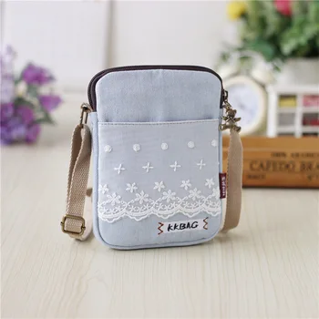 

Canvas princes lace children school bag kids travel messenger crossbody phone bag money pouch bolso for kindergarten baby girls