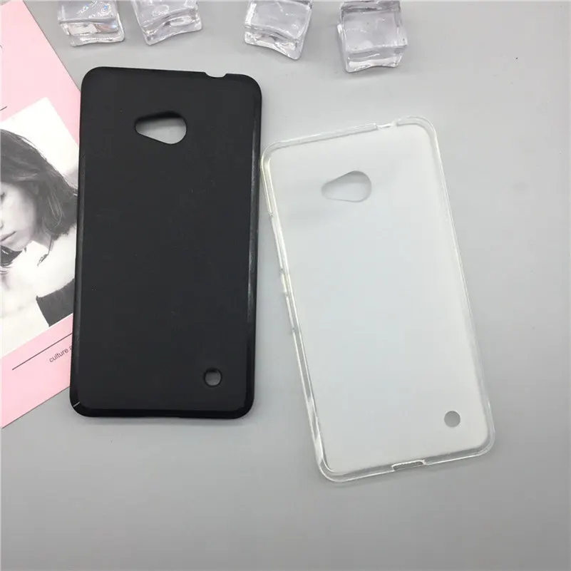 Оригинальный чехол для телефона из ТПУ чехлы Microsoft Nokia Lumia 550 матовые Мягкие