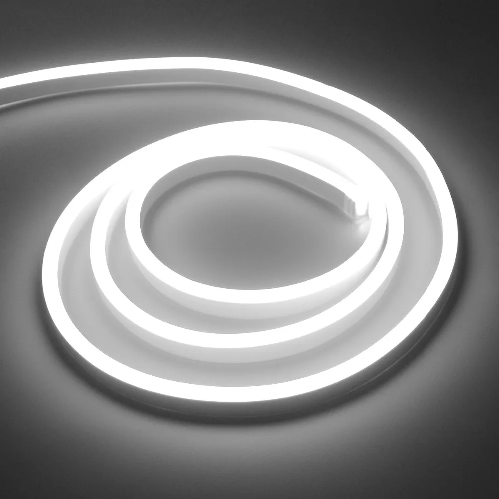cheap 220V Neon Light Strip Flexible Outdoor Christmas Holiday Fairy LED Strip Rope Tube SMD 2835 120LEDs M Strip Lamp With EU Power