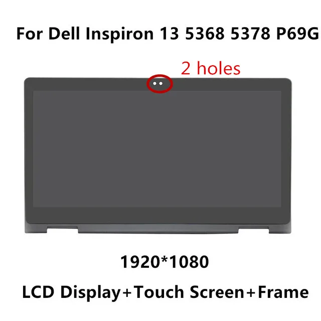 13,3 дюймов для Dell Inspiron 13 5000 Серия Cube 5368 5378 сборка B133HAB01.0 с сенсорным экраном 1920*1080 lcd