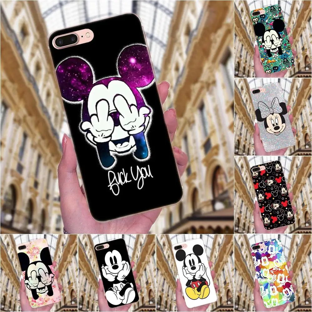 

Beauty Cartoon Mickey Minnie Mouse For Sony Xperia Z Z1 Z2 Z3 Z4 Z5 compact Mini M2 M4 M5 T3 E3 E5 XA XA1 XZ Premium Soft Covers